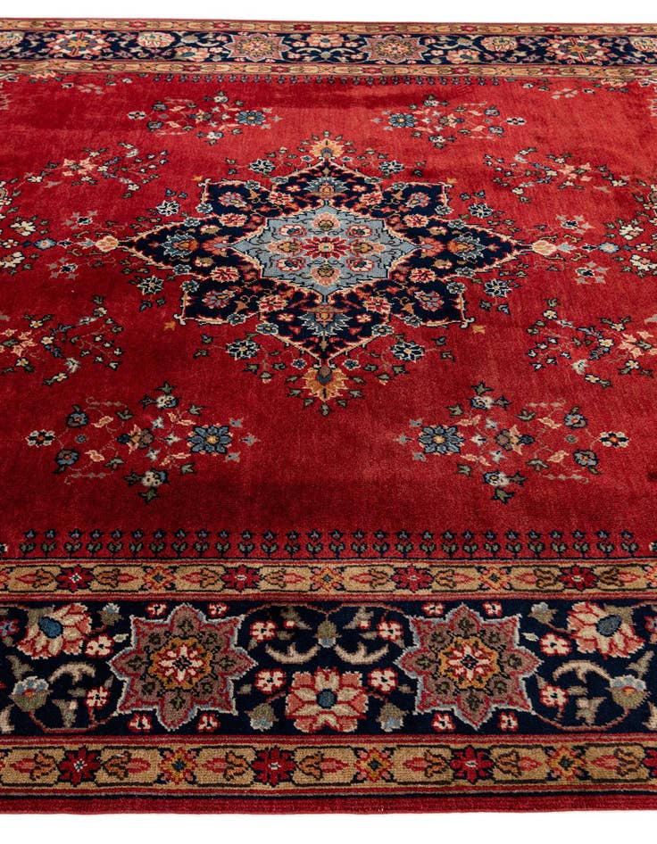 Detail image of  6' 7 x 10' 1  Hand Knotted Hamedan Persian Wool Rug