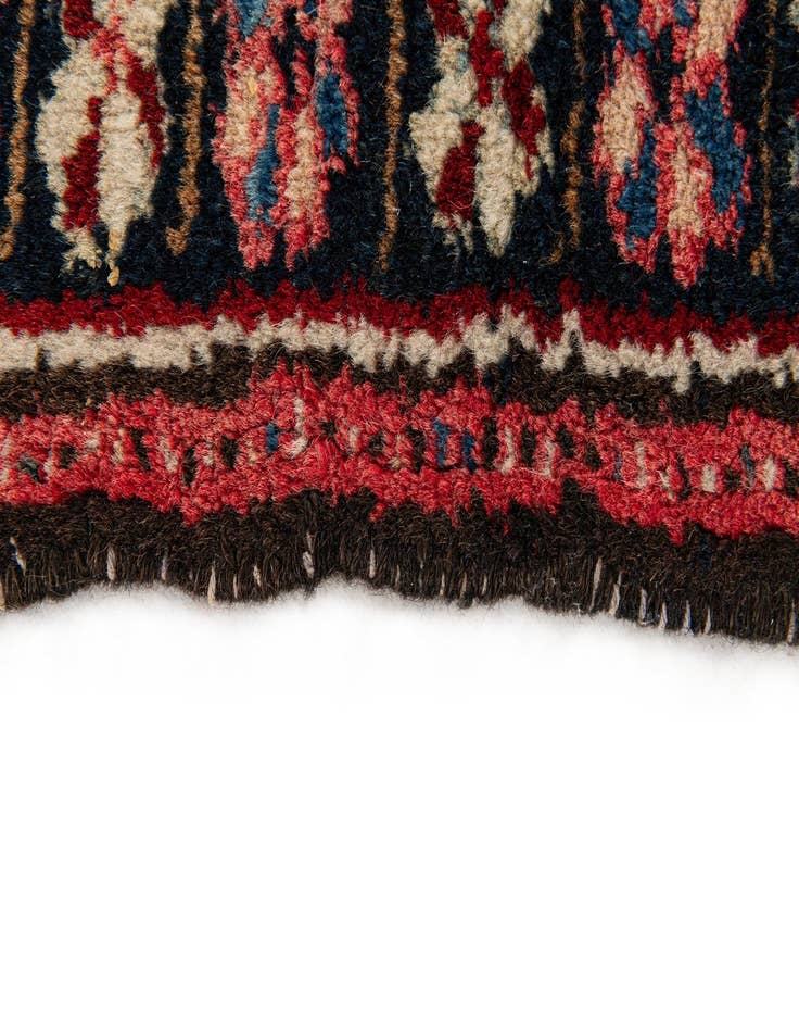 Detail image of  1' 10 x 2' 8  Hand Knotted Hamedan Wool Rug
