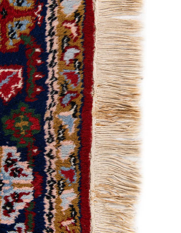 Detail image of 6' 2 x 9' 4 Hand Knotted Hamedan Wool Rug