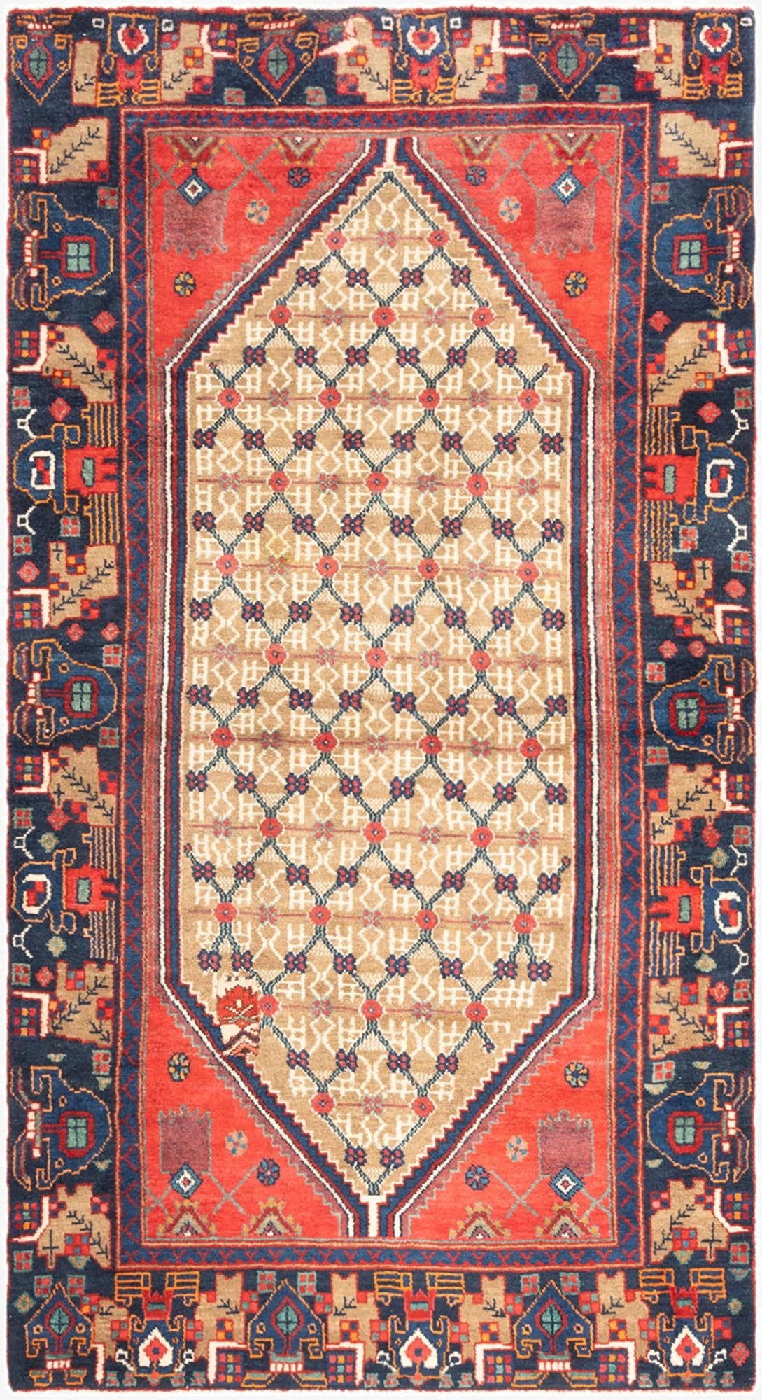  3' 5 x 6' 8 Hamedan Rug