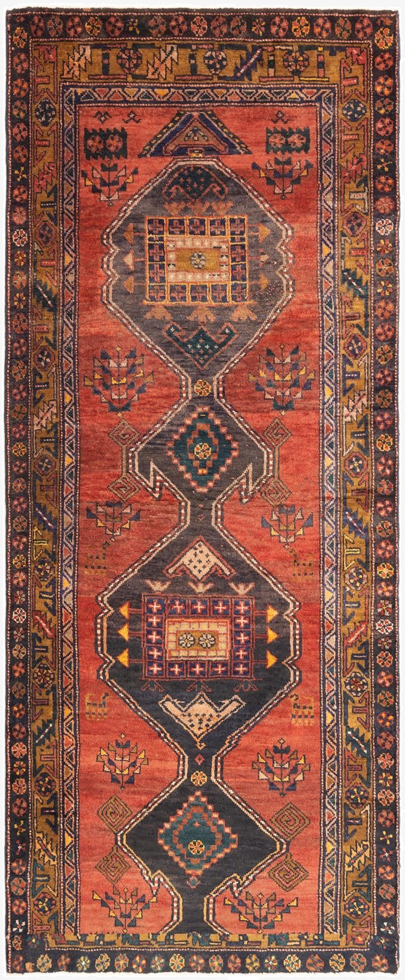  3' 7 x 8' 10 Hamedan Rug