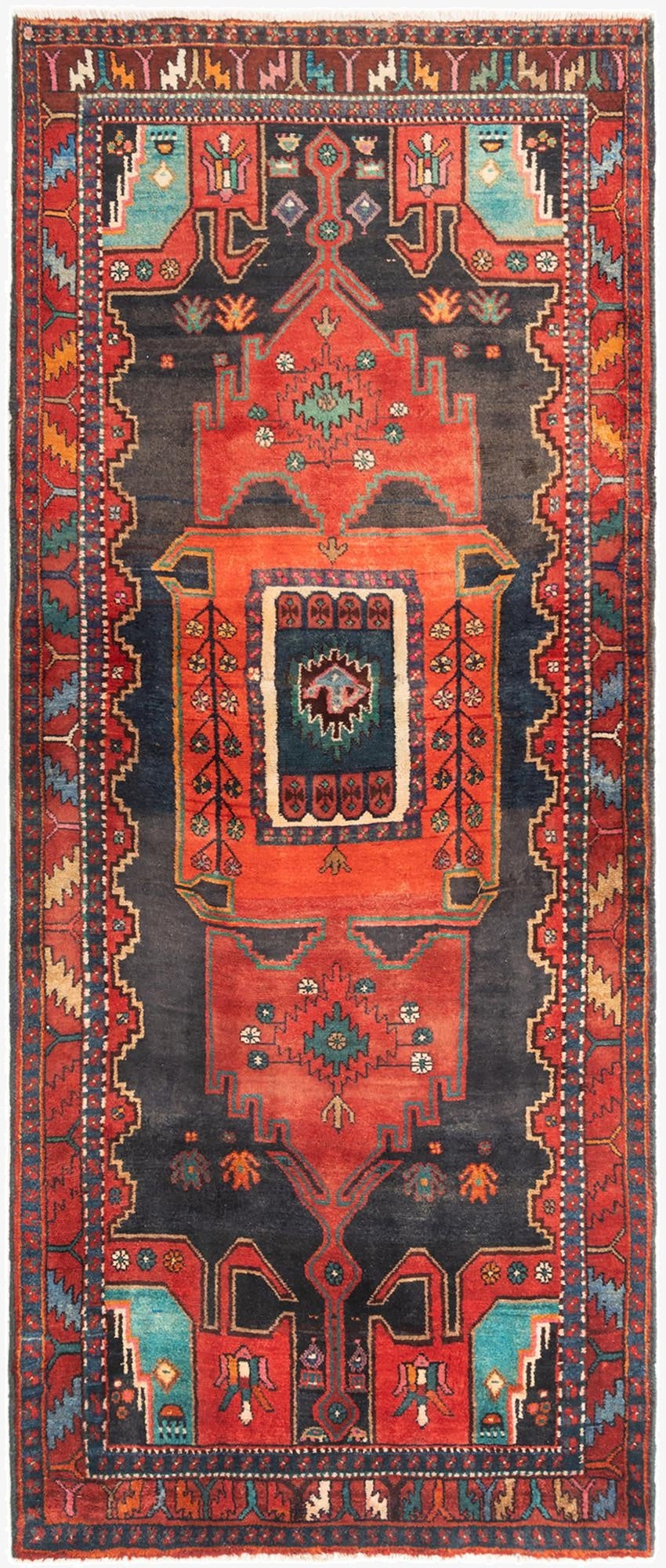  4' 1 x 9' 5 Hamedan Rug
