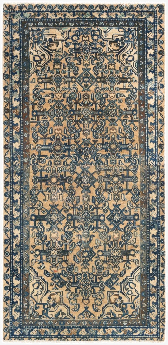  3' 7 x 7' 4 Hamedan Rug