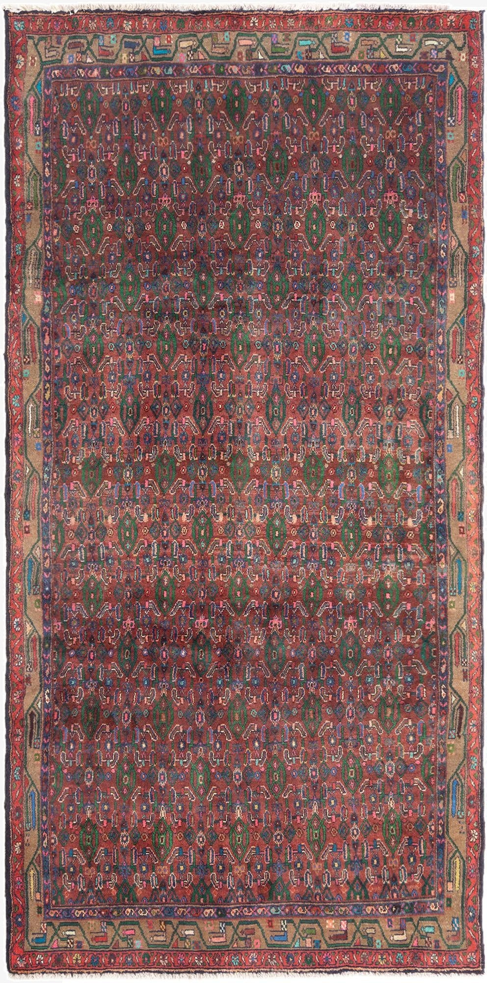  4' 8 x 9' 3 Hamedan Rug