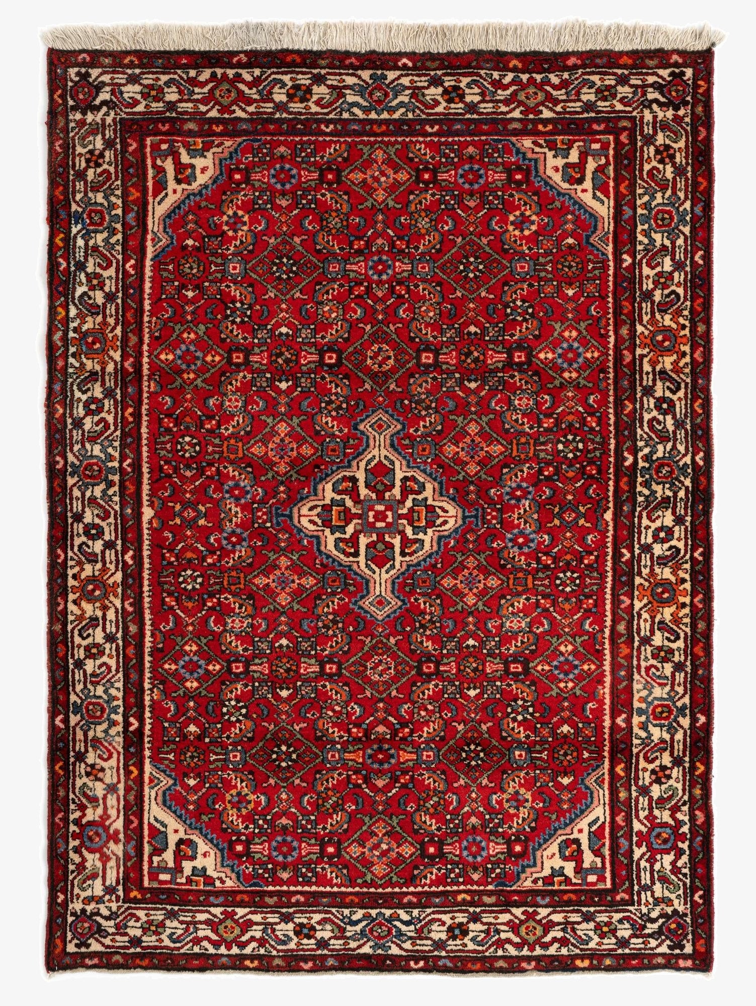  4' 9 x 6' 7 Hamedan Wool Rug
