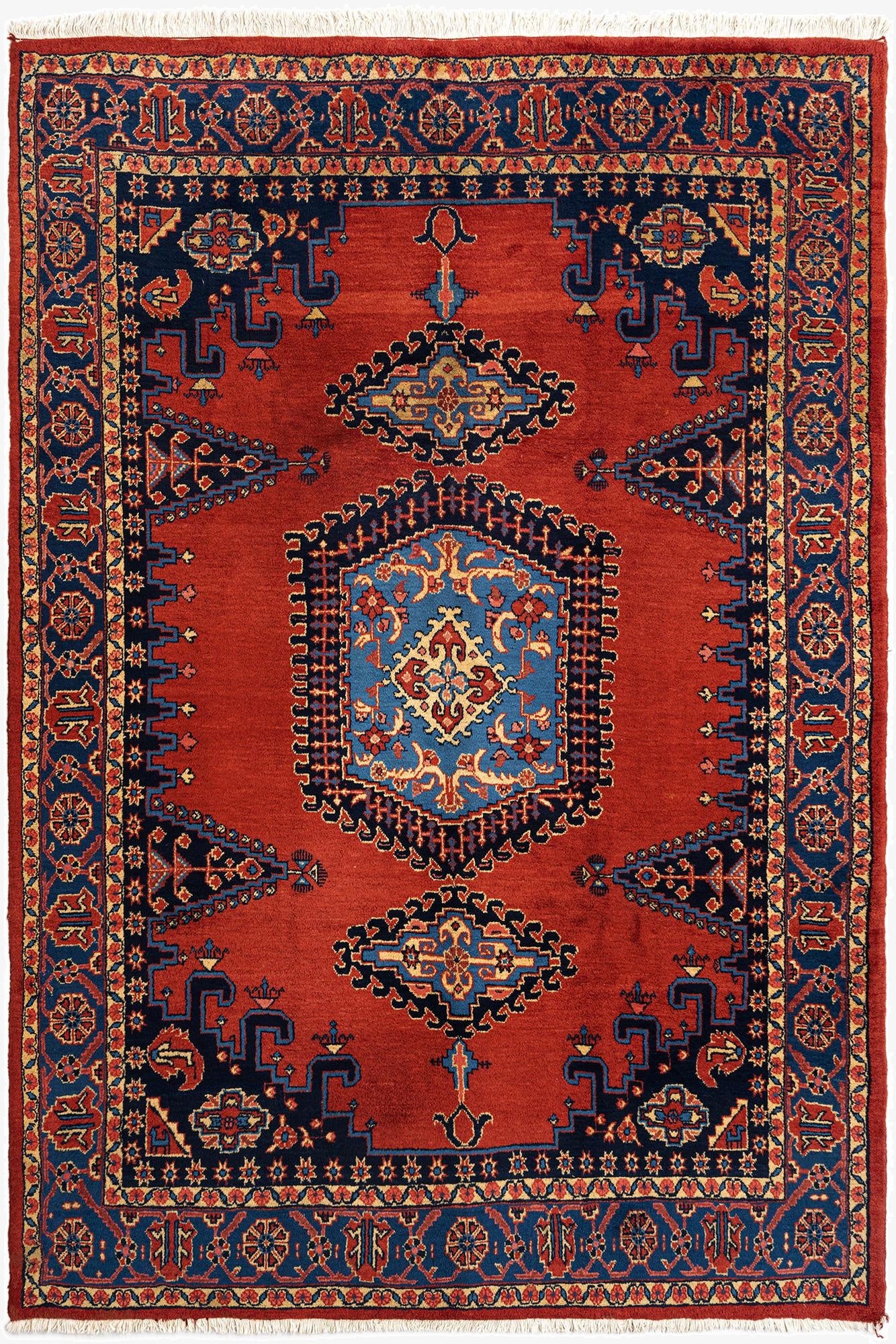  7' 6 x 11' Hamedan Wool Rug