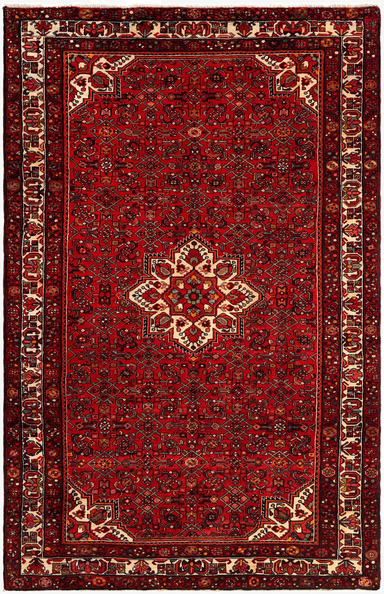 7' 3 x 11' 3 Hamedan Wool Rug