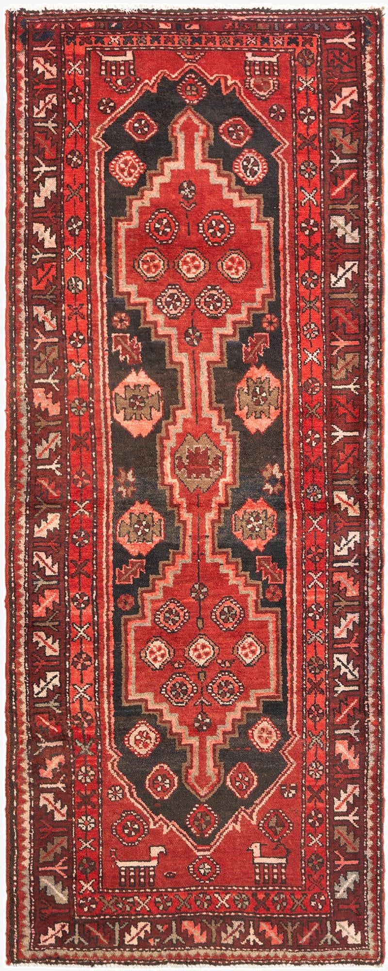  3' 6 x 8' 10 Hamedan Rug