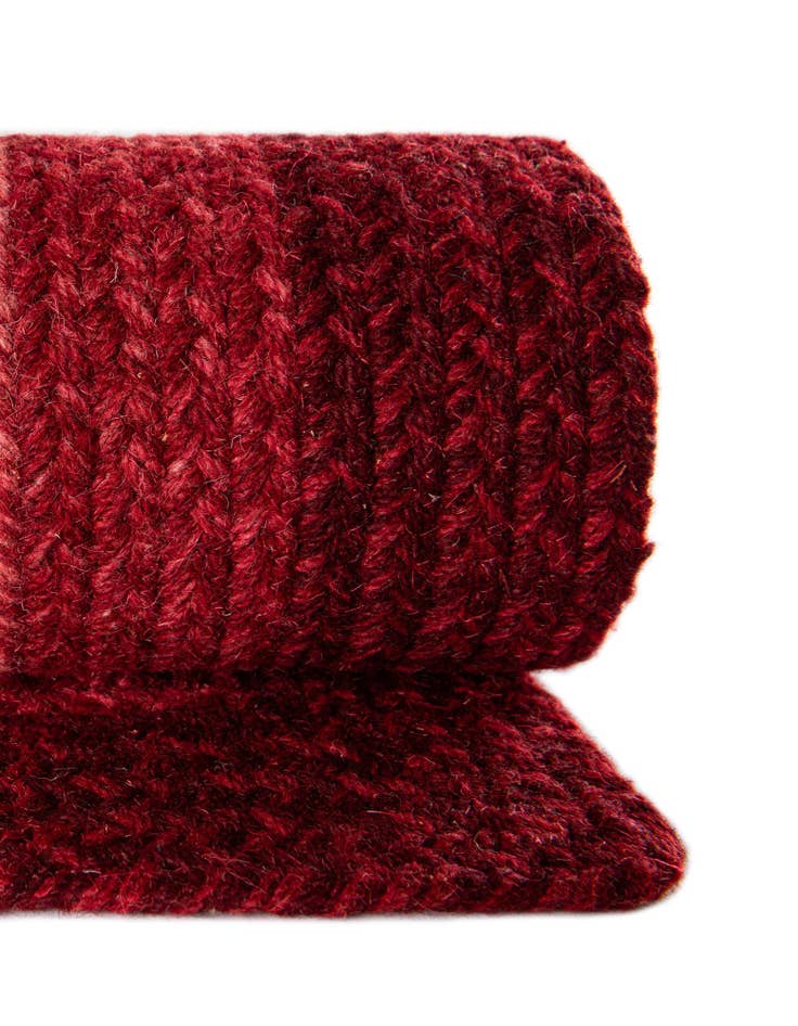 Detail image of  7' 10 x 10'  Hand Hand Braided Wool Rug