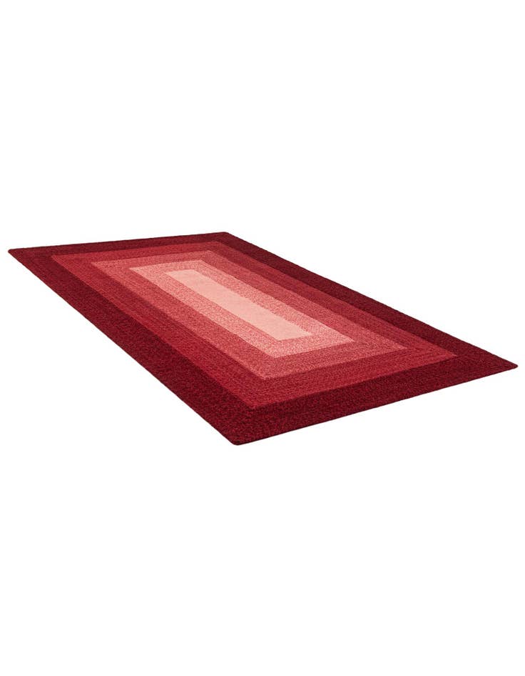 Detail image of  5' 1 x 8'  Hand Hand Braided Wool Rug