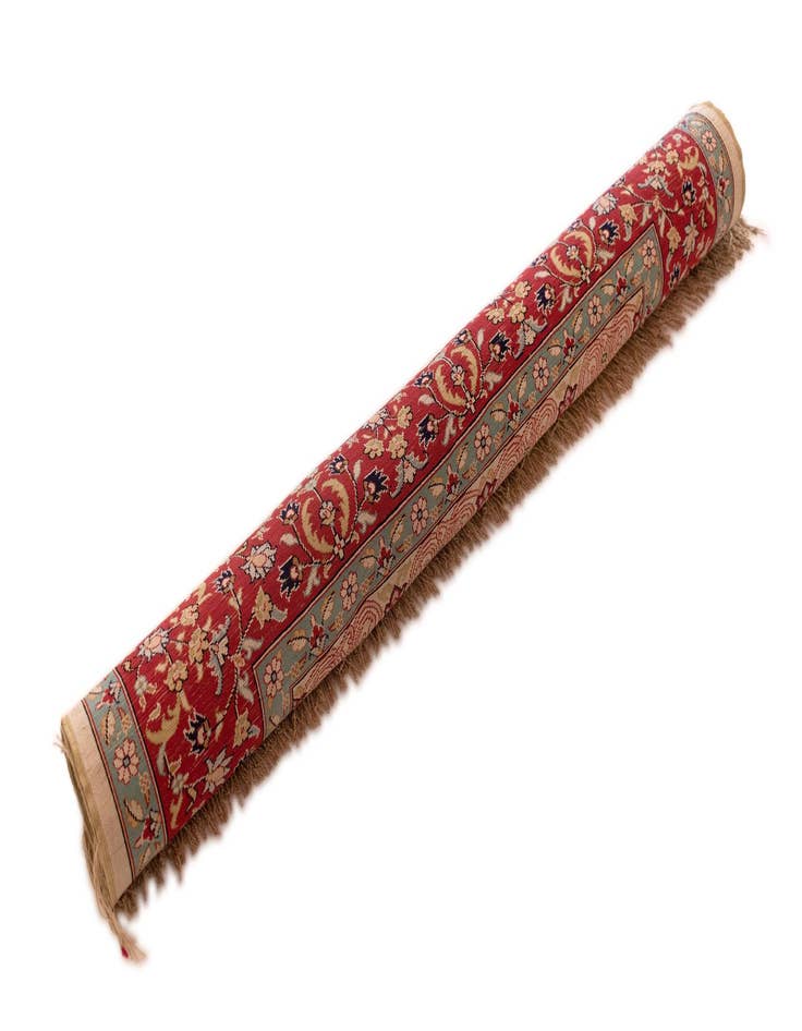 Detail image of 2' 10 x 3' 8 Hereke Silk Rug