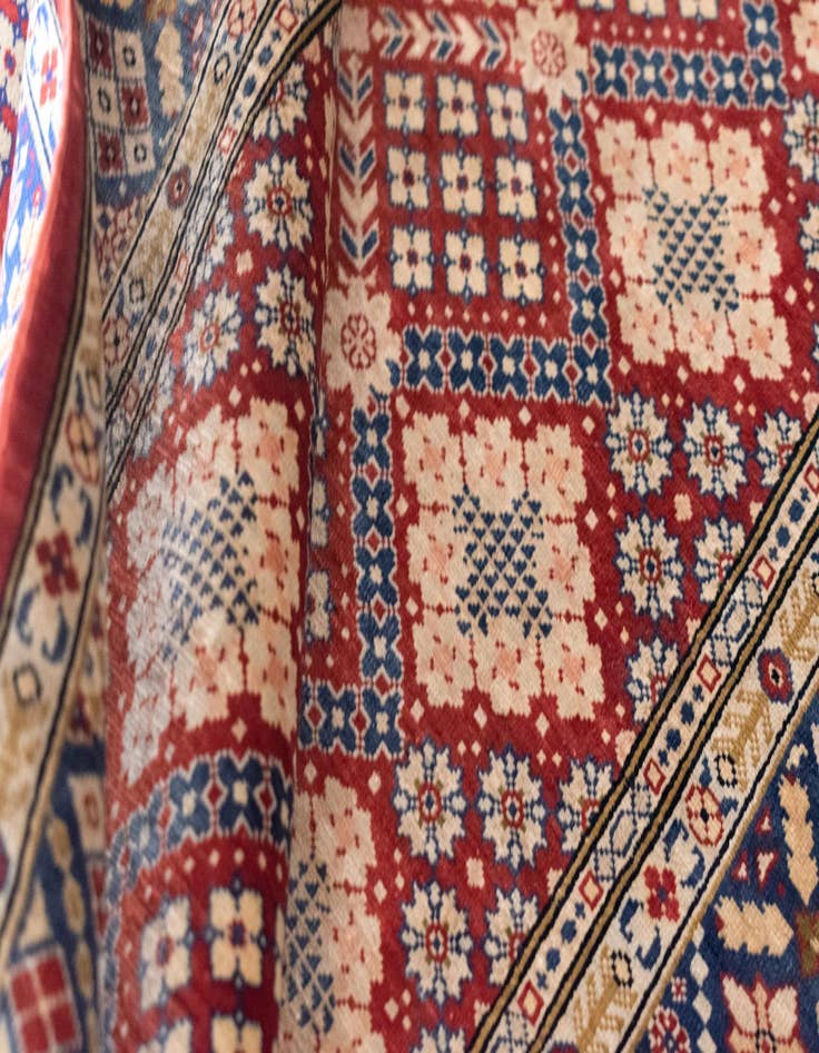 Detail image of  2' 1 x 2' 11 Hereke Silk Rug