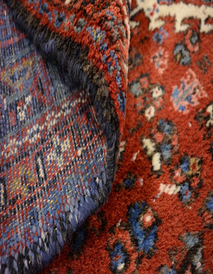 Detail image of  8' 2 x 11' 10  Hand Knotted Heriz Persian Wool Rug