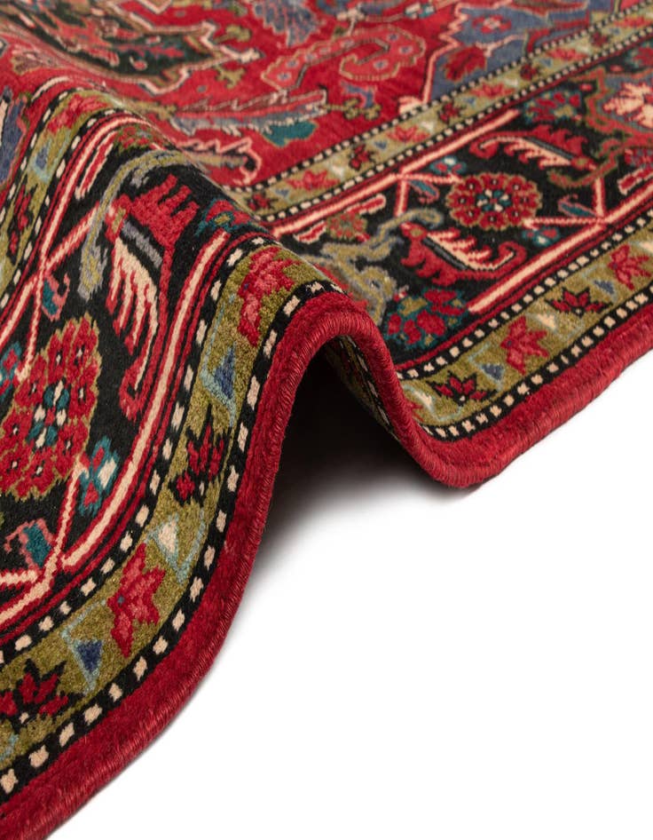 Detail image of  7' 9 x 10' 8 Heriz Wool Rug