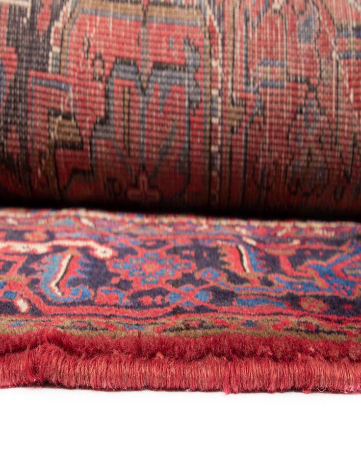 Detail image of  9' 8 x 12' 6 Heriz Wool Rug