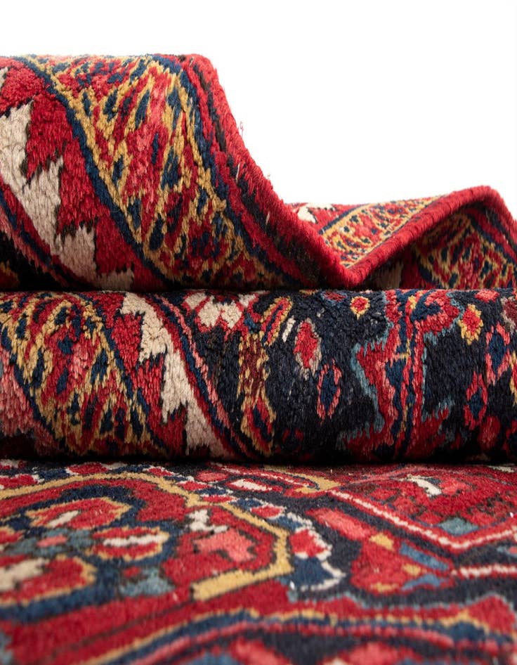 Detail image of  10' x 13' 7 Heriz Wool Rug