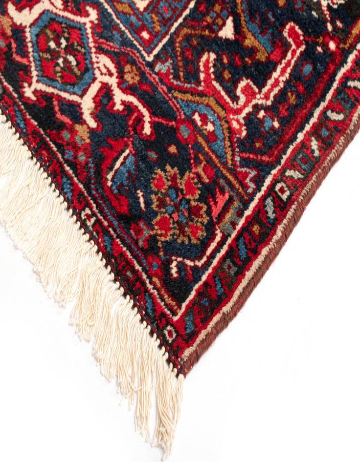 Detail image of  7' 5 x 10' 5 Heriz Wool Rug