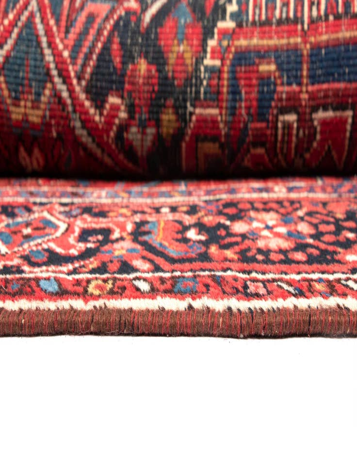 Detail image of  7' 5 x 10' 5 Heriz Wool Rug