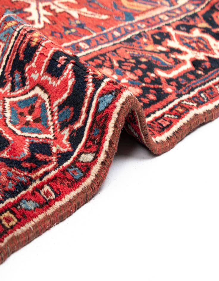 Detail image of  7' 5 x 10' 5 Heriz Wool Rug