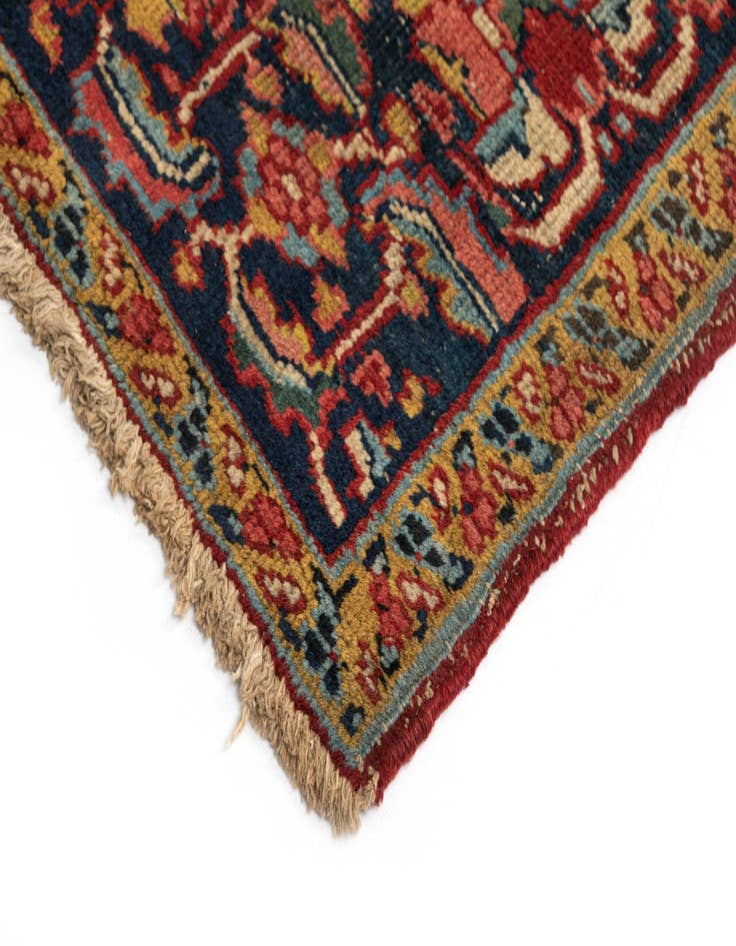 Detail image of  6' 9 x 9' 2 Heriz Wool Rug