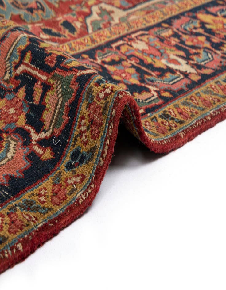 Detail image of  6' 9 x 9' 2 Heriz Wool Rug