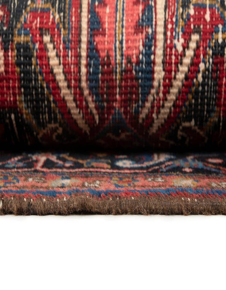 Detail image of  8' 2 x 11' 8  Hand Knotted Heriz Persian Wool Rug