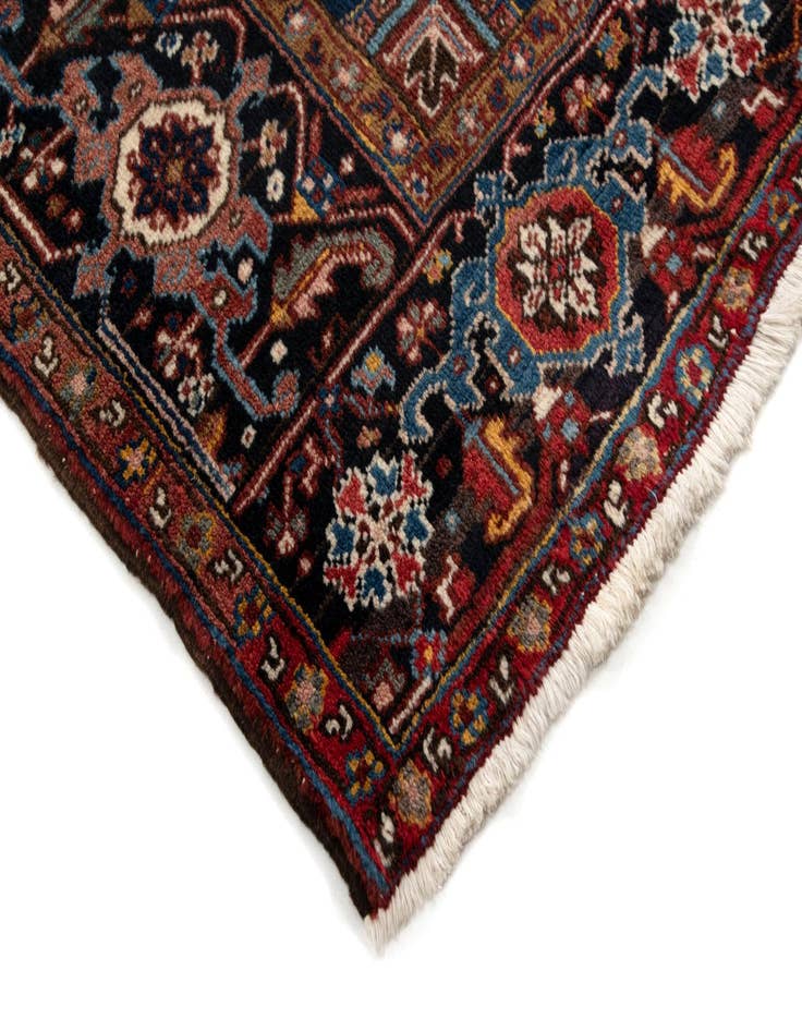 Detail image of  8' 2 x 11' 8  Hand Knotted Heriz Persian Wool Rug