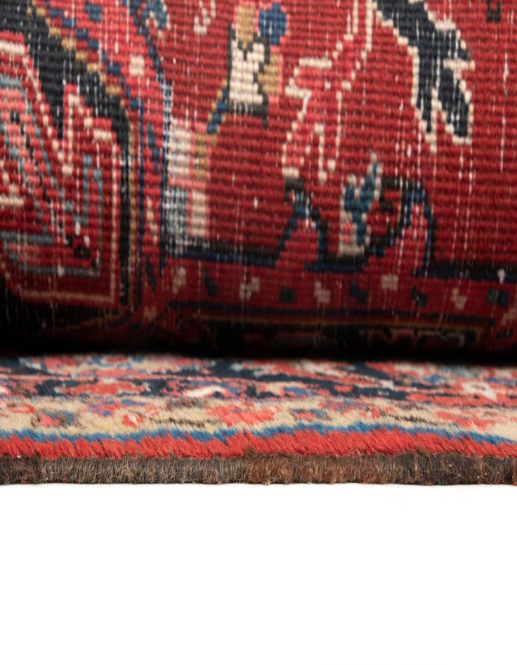 Detail image of  8' 6 x 11' 10  Hand Knotted Heriz Persian Wool Rug