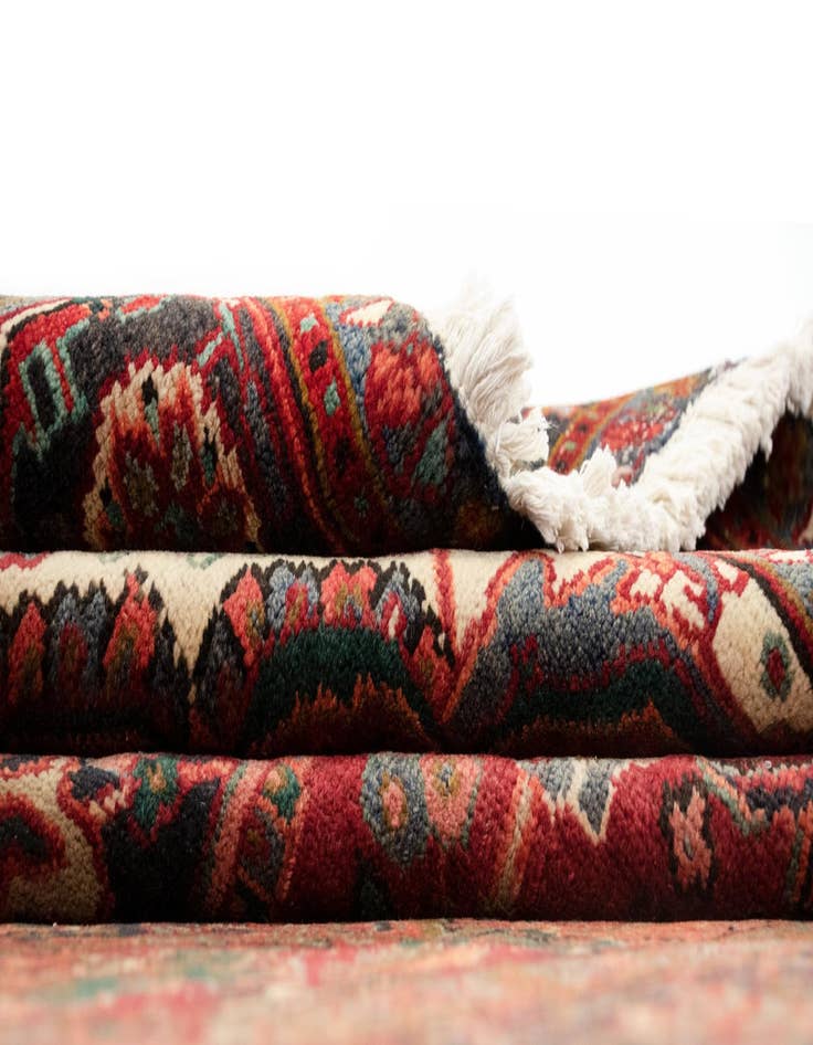 Detail image of  7' 7 x 10' 11 Heriz Wool Rug