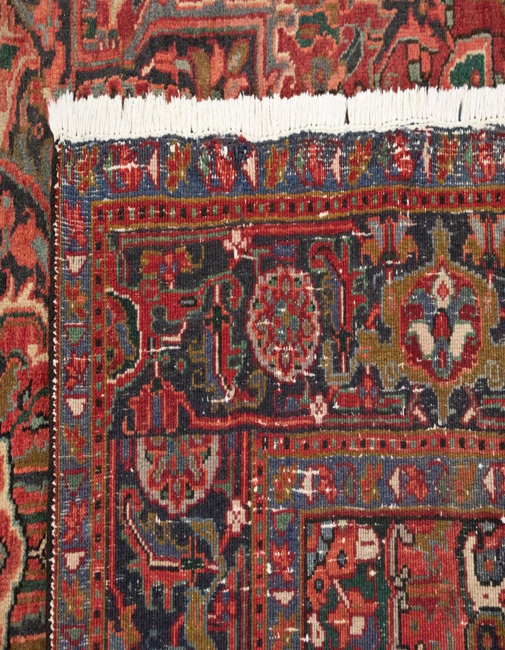 Detail image of  7' 7 x 10' 11 Heriz Wool Rug