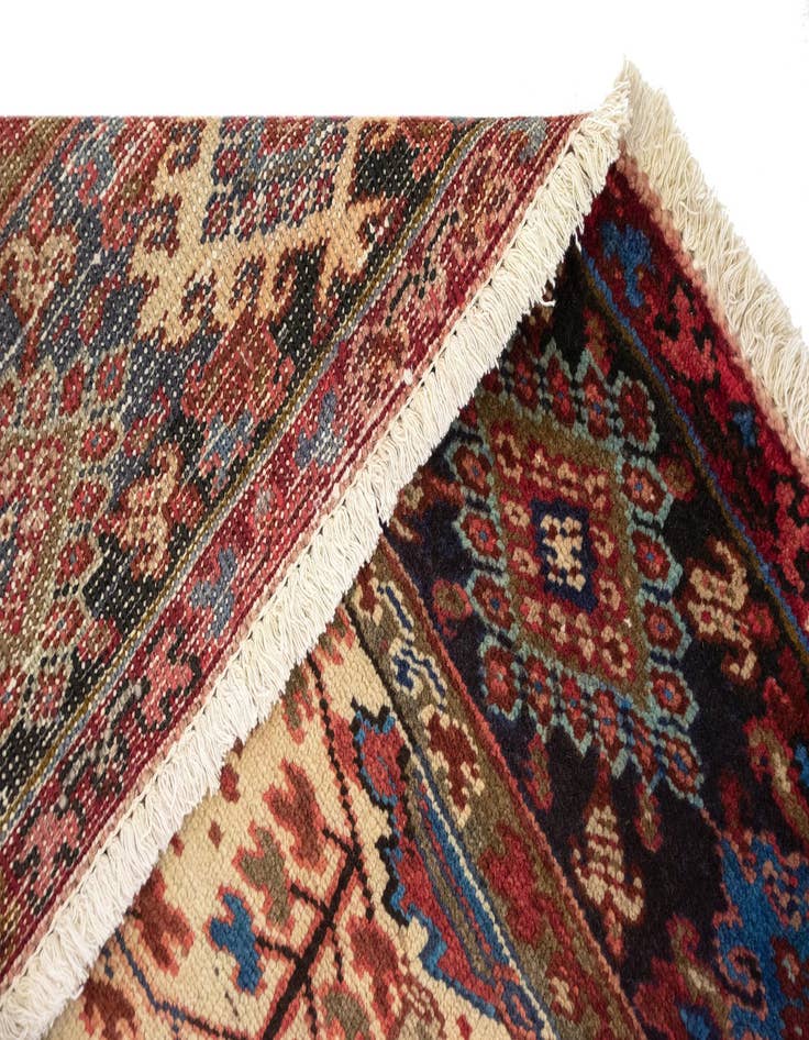 Detail image of  8' 11 x 11' 6  Hand Knotted Heriz Persian Wool Rug