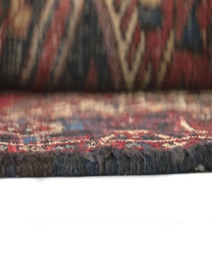 Detail image of  7' 5 x 10' 3  Hand Knotted Heriz Persian Wool Rug