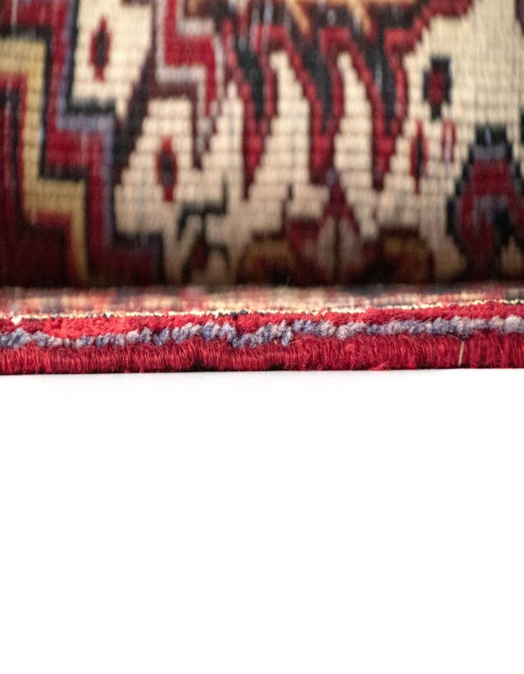 Detail image of  7' 11 x 11' 3  Hand Knotted Heriz Persian Wool Rug