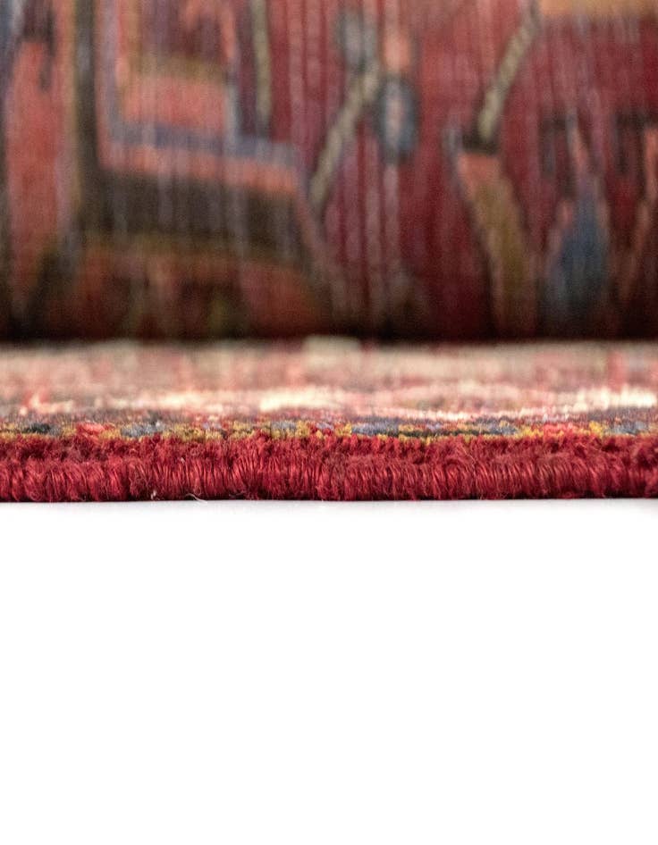 Detail image of  8' 1 x 11'  Hand Knotted Heriz Persian Wool Rug