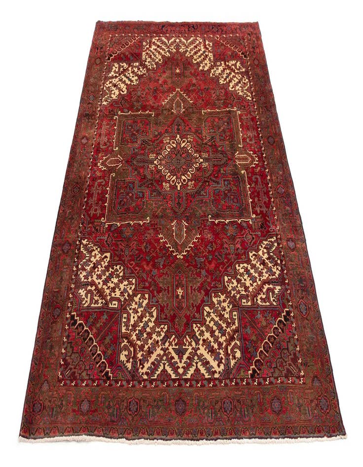 Detail image of  10' 3 x 12' 2  Hand Knotted Heriz Persian Wool Rug