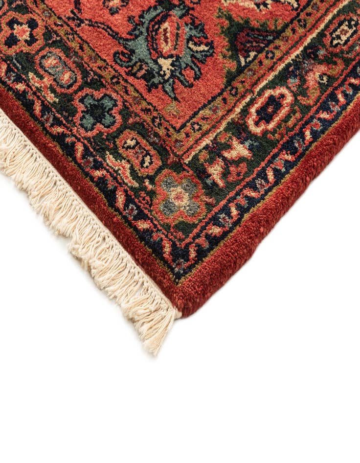 Detail image of  3' 2 x 5' 5  Hand Knotted Heriz Wool Rug