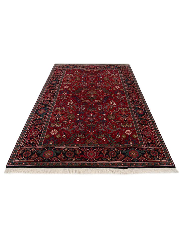 Detail image of  6' 2 x 8' 8  Hand Knotted Heriz Wool Rug