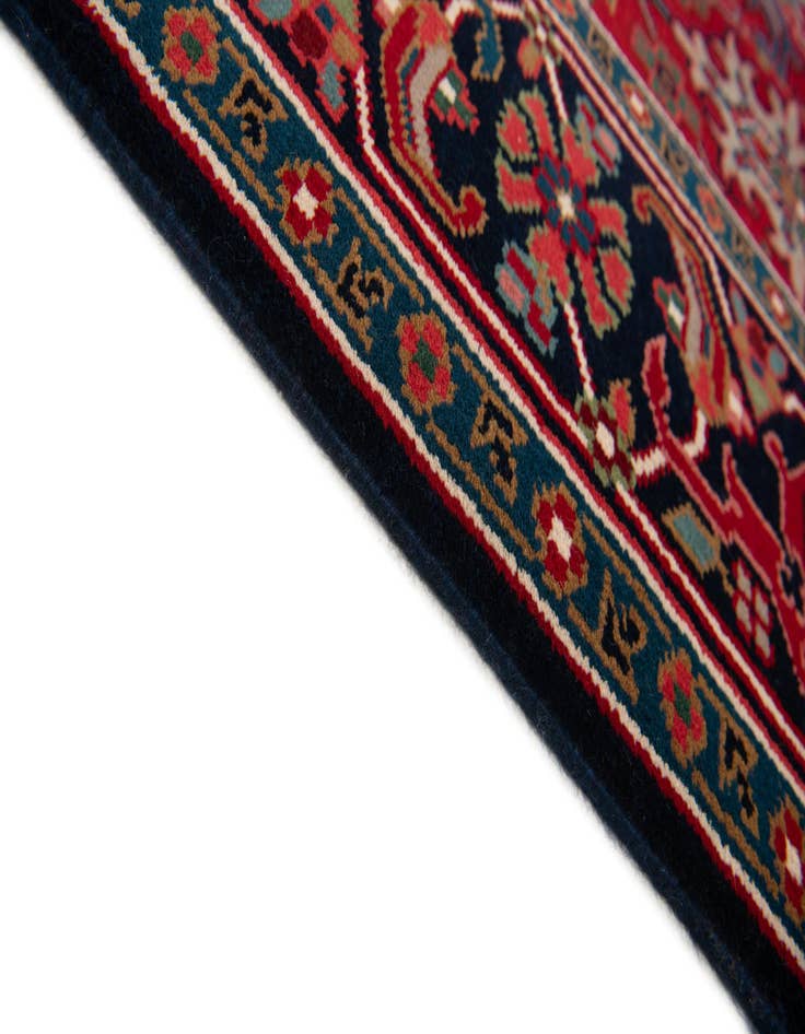 Detail image of  6' 2 x 8' 8  Hand Knotted Heriz Wool Rug