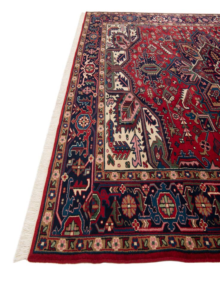 Detail image of  8' x 10' 5 Heriz Wool Rug