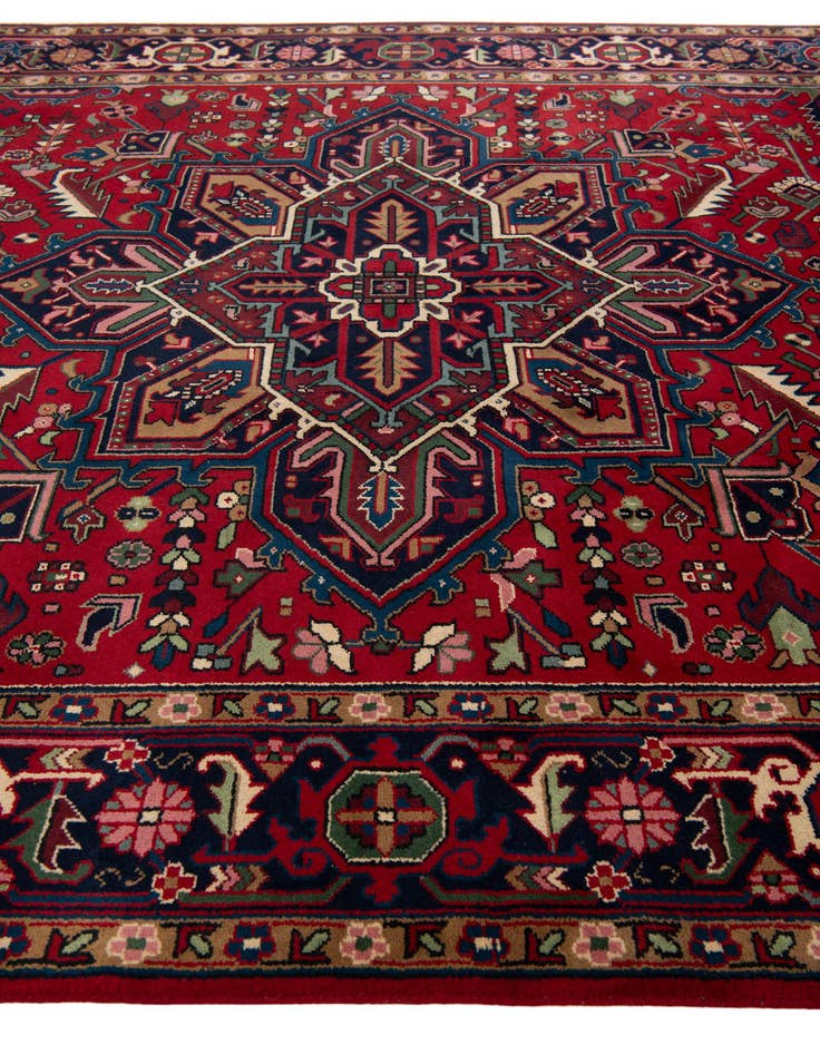 Detail image of  8' x 10' 5 Heriz Wool Rug