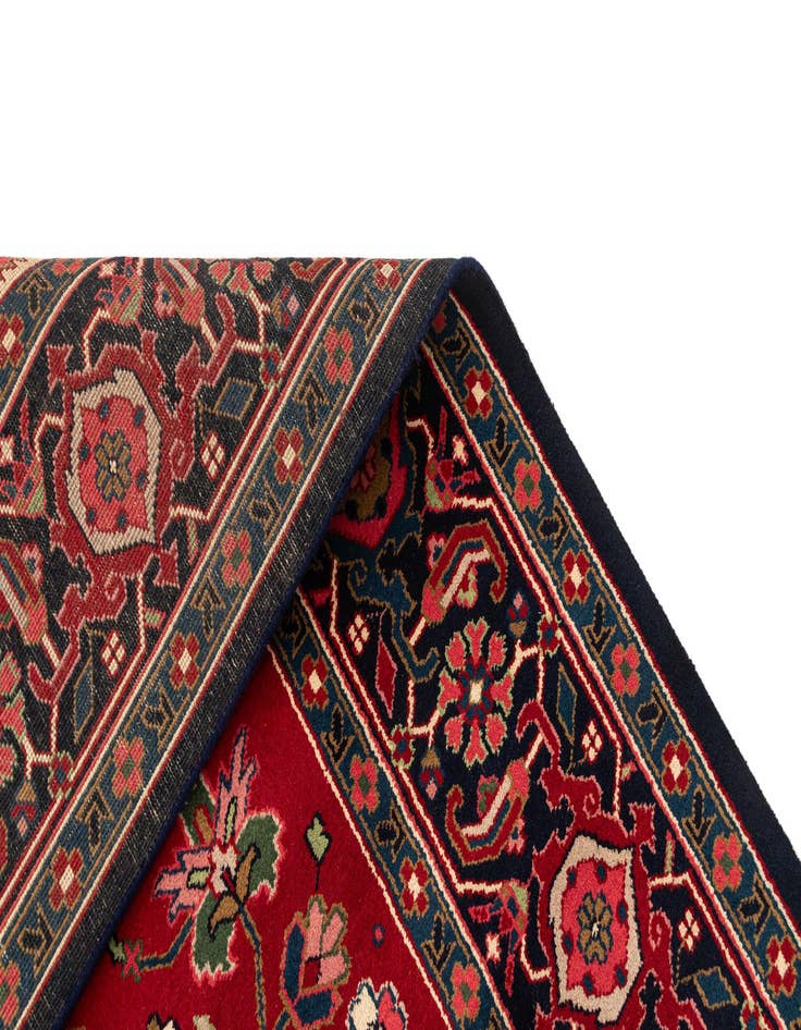 Detail image of  8' 2 x 11' 7  Hand Knotted Heriz Wool Rug