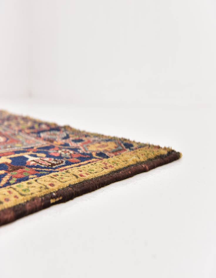 Detail image of  8' 2 x 11' 6  Hand Knotted Heriz Persian Wool Rug