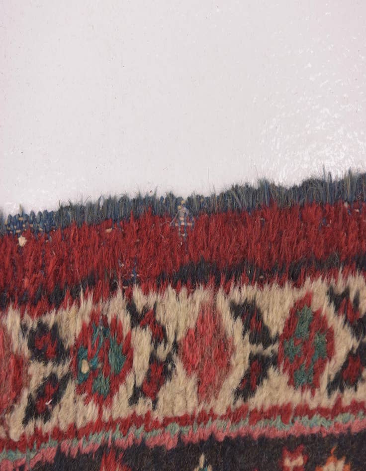 Detail image of  7' 2 x 10' 2  Hand Knotted Heriz Persian Wool Rug