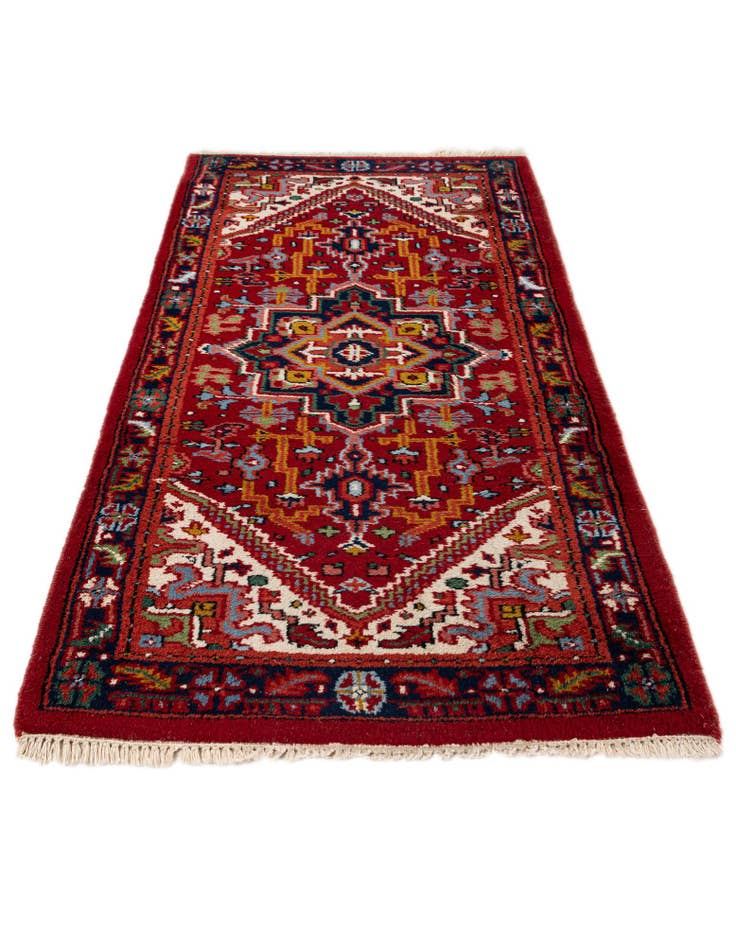 Detail image of  2' 5 x 4' 8  Hand Knotted Heriz Wool Rug