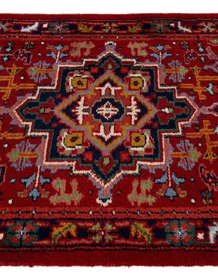 Detail image of  2' 5 x 4' 8  Hand Knotted Heriz Wool Rug