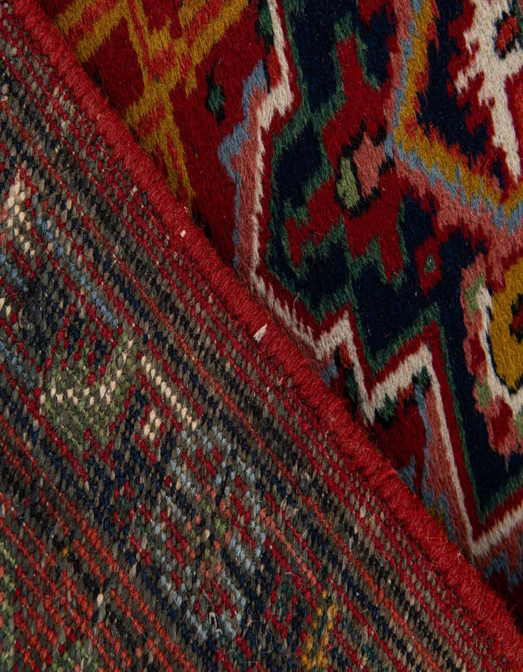 Detail image of  2' 5 x 4' 8  Hand Knotted Heriz Wool Rug