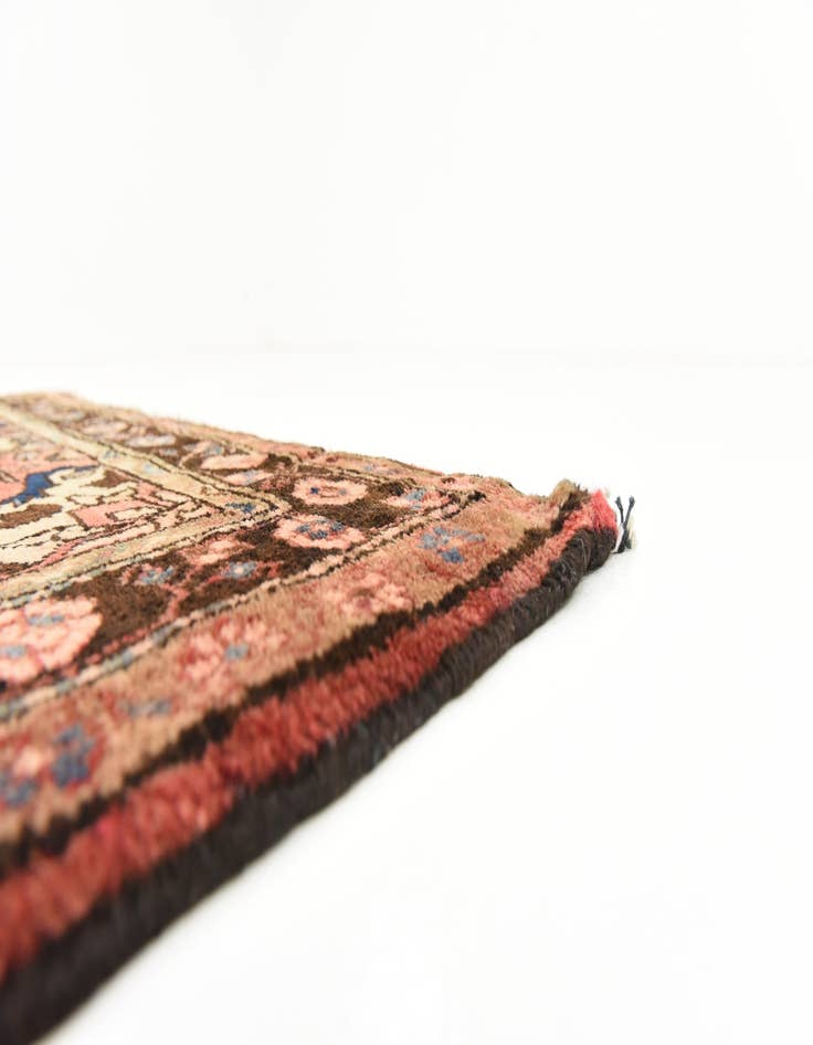 Detail image of  3' 8 x 7' 3  Hand Knotted Hossainabad Persian Wool Rug