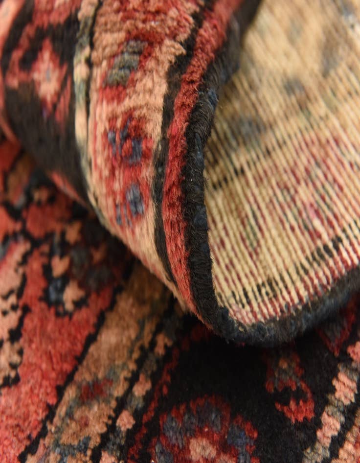 Detail image of  3' 8 x 7' 3  Hand Knotted Hossainabad Persian Wool Rug