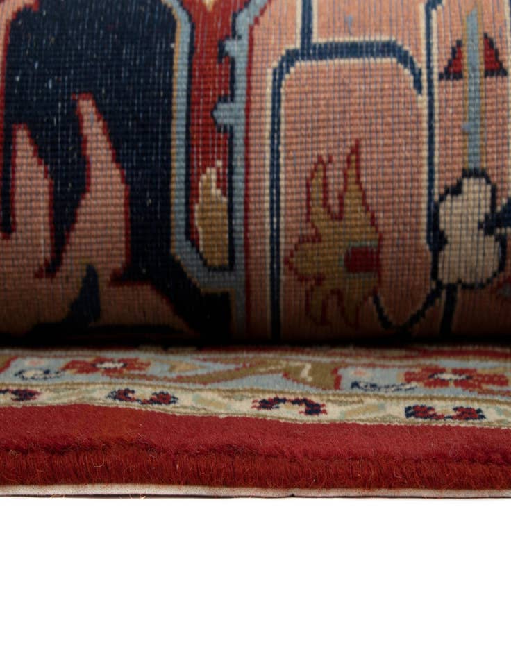 Detail image of  7' 11 x 11' 6  Hand Knotted Indo Heriz Wool Rug