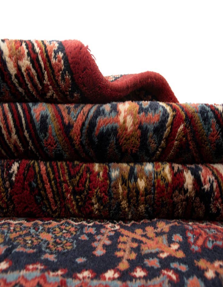 Detail image of 8' 4 x 9' 8 Hand Knotted Indo Maime Wool Rug